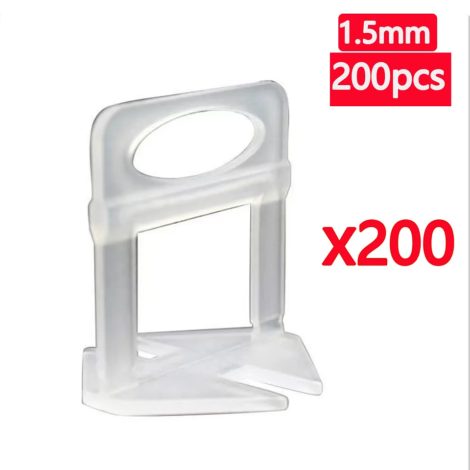 Tile Leveling Clips | 1mm–3mm Pro Floor Spacer Bases 14