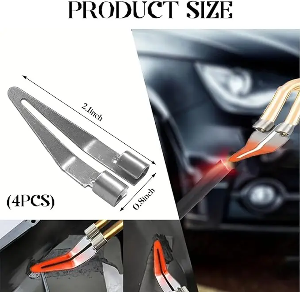 45-Degree Elbow Plastic Smoothing Tip | Adjustable Welding Repair Head for Soldering Irons 17