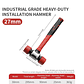 Solid Rubber Hammer | Non-Marring Tile Installation Mallet - thumbnail 6
