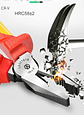 Insulated Pliers Series | 1000V High-Voltage Resistant Combination, Diagonal & Needle Nose Pliers | Professional Electrician Tools - thumbnail 25