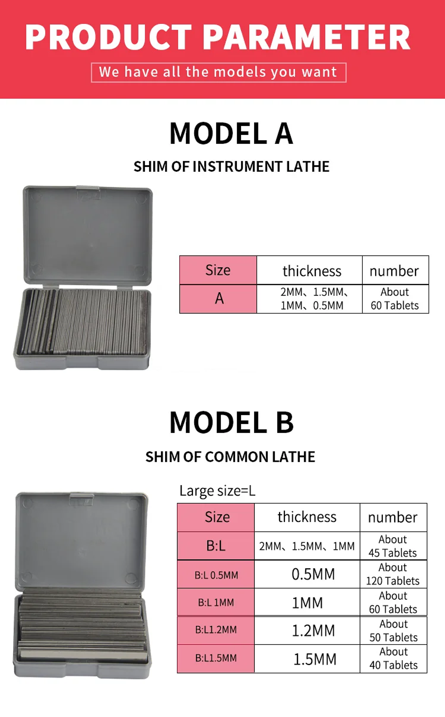 Lathe Blade Gasket | Hard Steel Turning Tool Shim 13