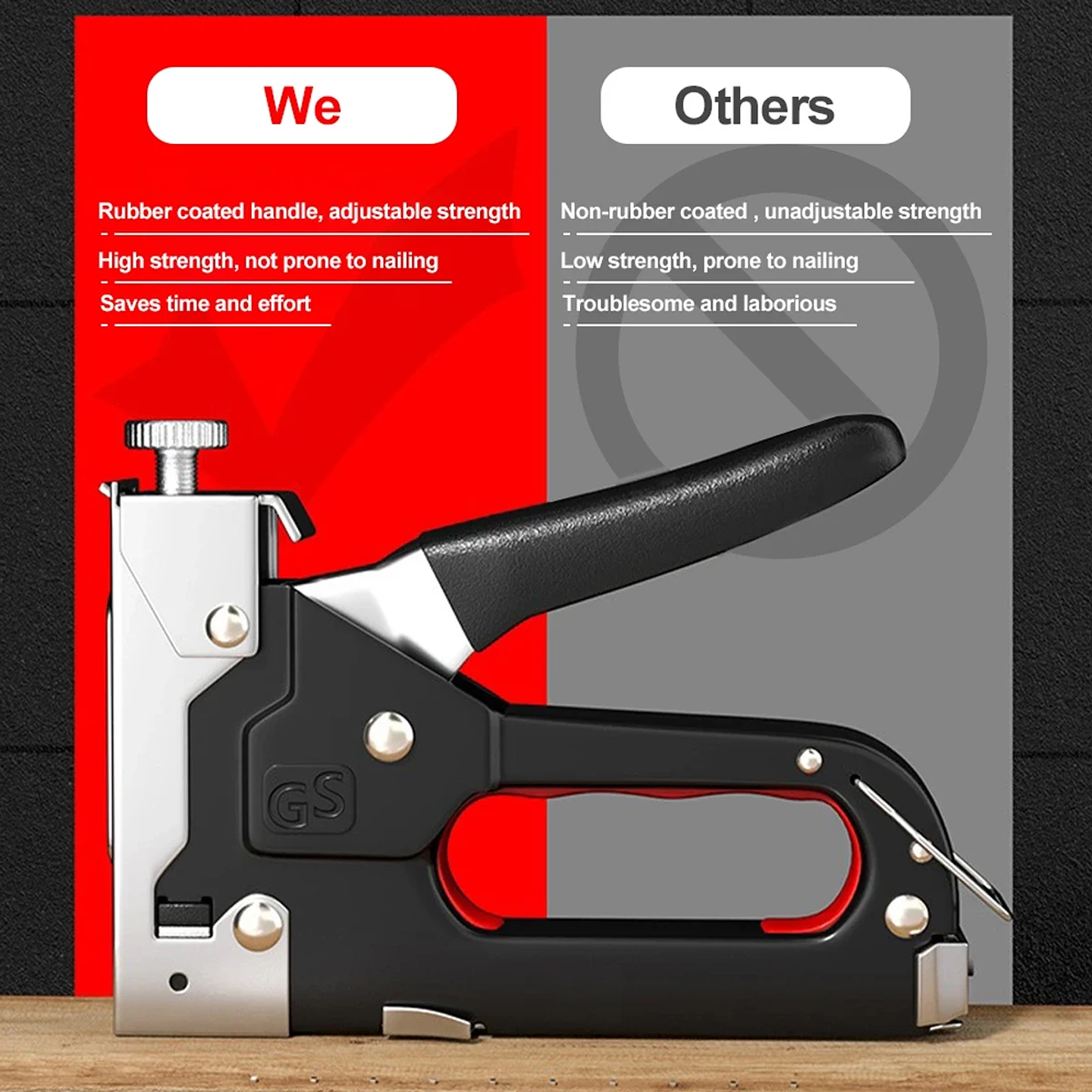 4-in-1 Heavy Duty Staple Gun Kit | Manual Nailer & 4000 Nails 15