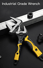 Wide-Opening Adjustable Wrench | Professional Cr-V High-Torque Spanner - thumbnail 11