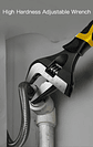 Wide-Opening Adjustable Wrench | Professional Cr-V High-Torque Spanner - thumbnail 13