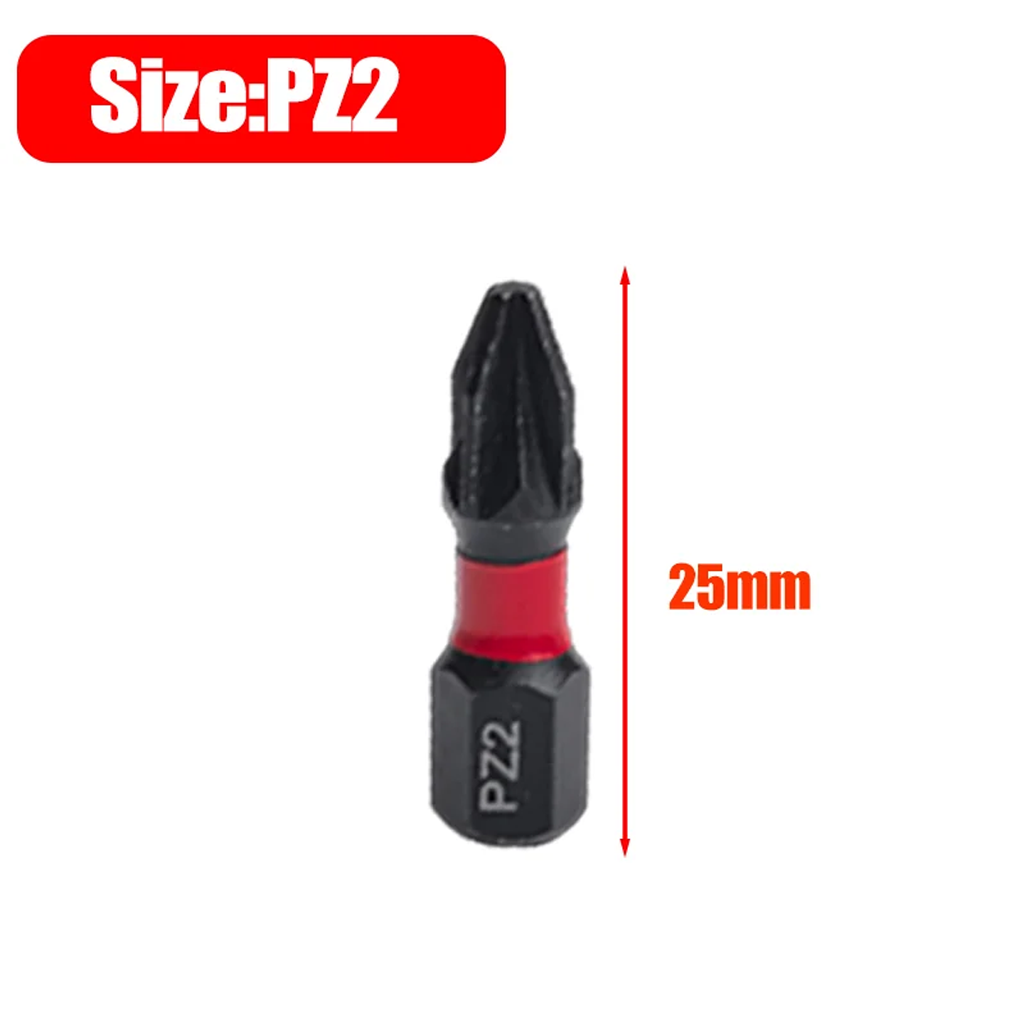 S2 Steel Magnetic Impact Driver Bits | High-Torque PH & PZ Set 8
