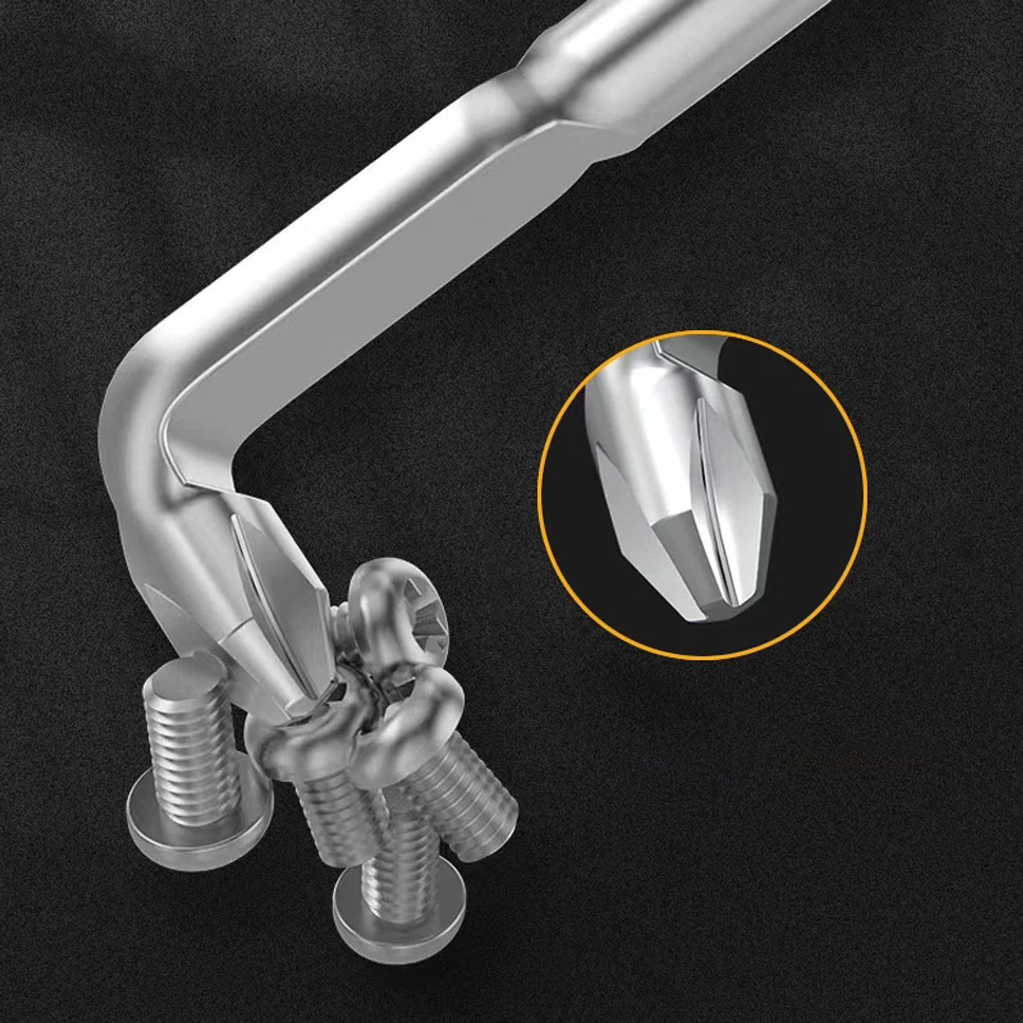 Z-Type Offset Screwdriver | 90-Degree Right-Angle L-Shaped S2 Steel Driver | Magnetic Tips for Narrow Spaces 24