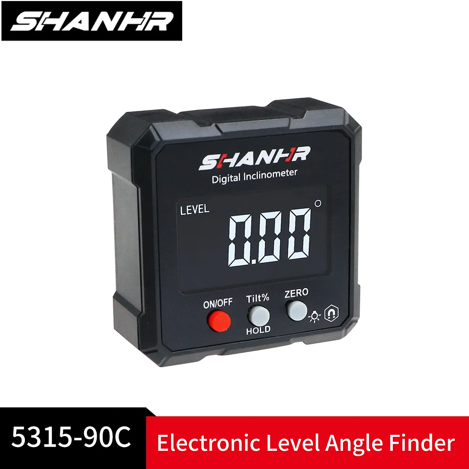 Digital Angle Gauge | Magnetic Inclinometer & Level Box 1