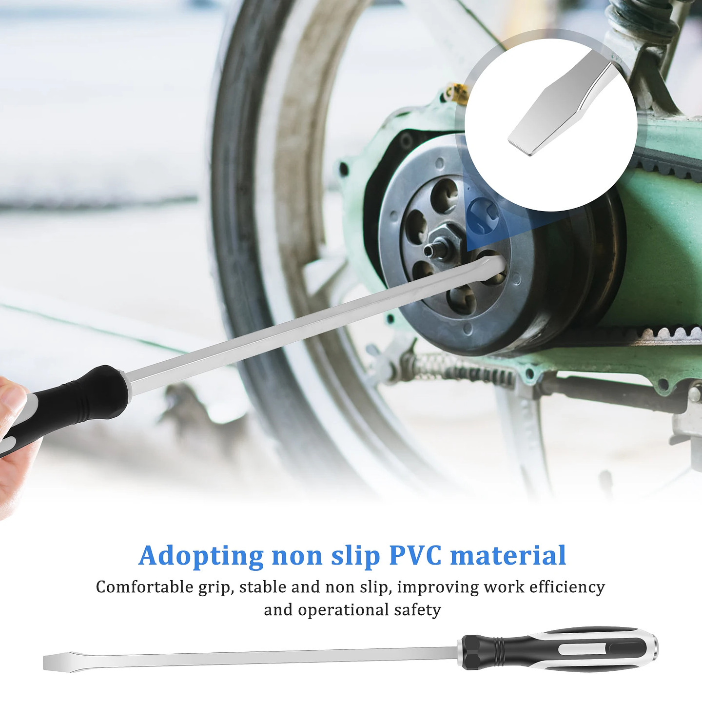 22-Inch Heavy Duty Demolition Screwdriver | Extended Cr-V Impact Tool 2