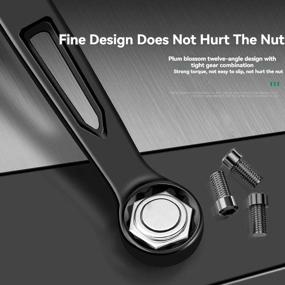 Industrial Combination Wrench | Cr-V Open-End & 12-Point Plum Spanner 4