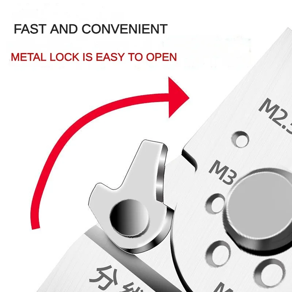 Professional Wire Stripper | Multifunctional Electrician Crimper & Cutter 10
