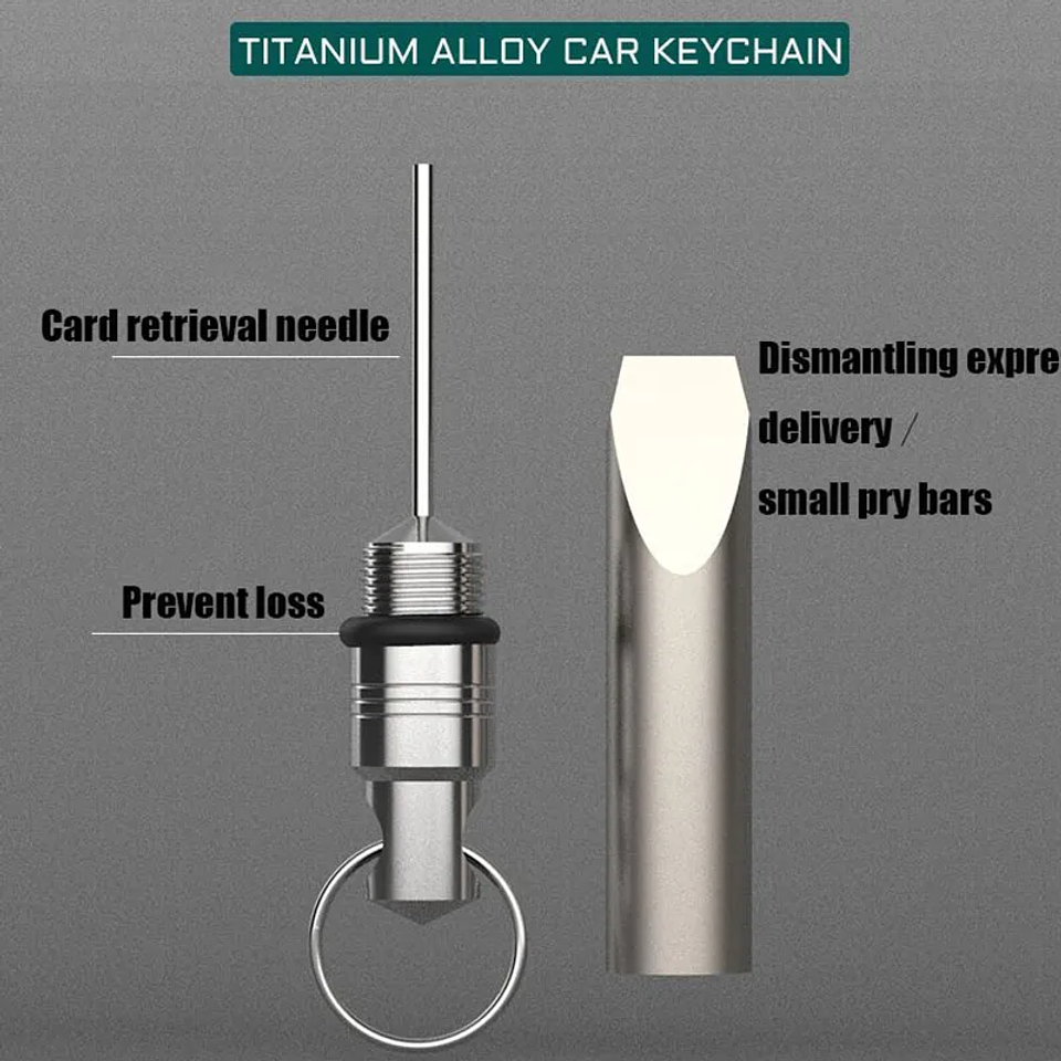 Ultra-Light Titanium Multi-Tool | 4-in-1 EDC Keychain EDC Gear 2