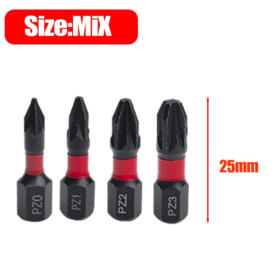 S2 Steel Magnetic Impact Driver Bits | High-Torque PH & PZ Set 11