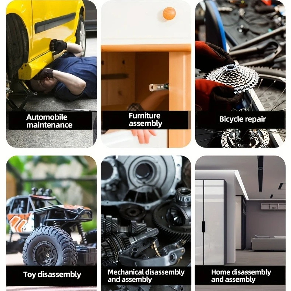 9-Piece Industrial Ball End Hex Key Set | Color-Coded Heavy Duty Allen Wrenches 6