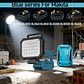 Cordless LED Work Light for Makita, DeWalt & Milwaukee 18V - thumbnail 2