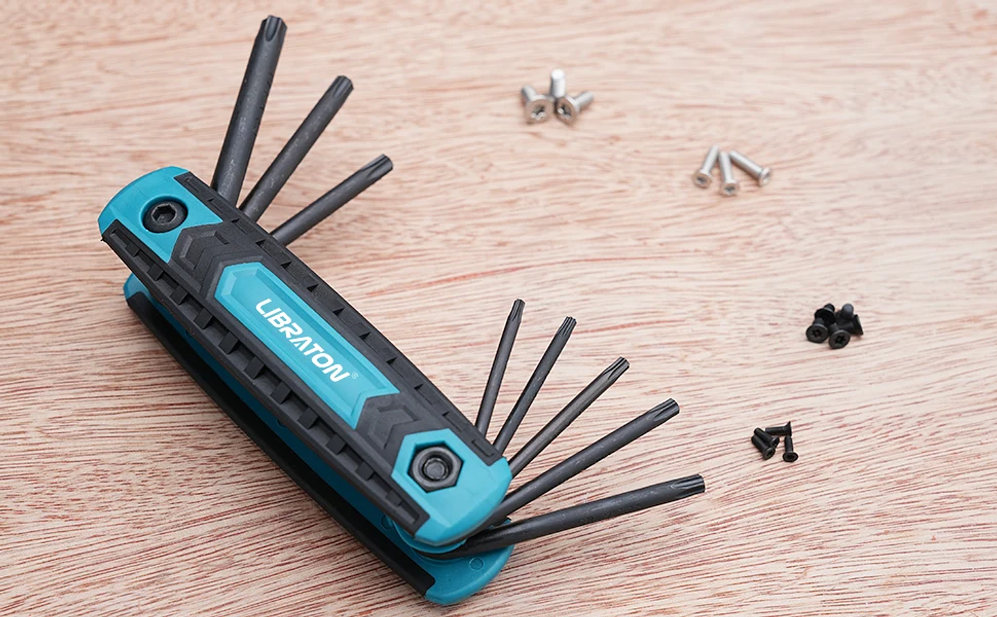 8-in-1 Folding Key Set | Portable Metric Hex & Tamper-Proof Torx 18