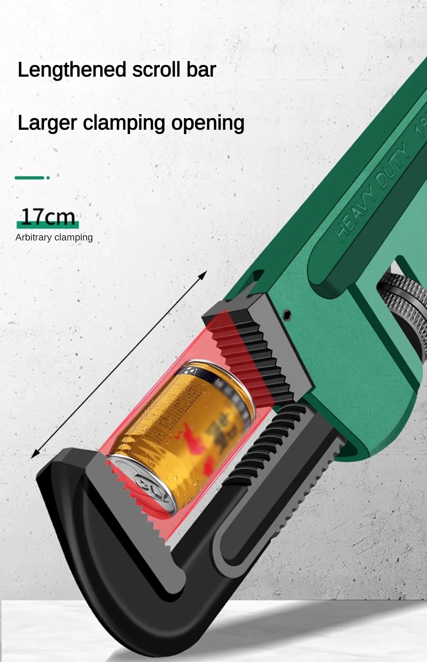 Heavy Duty Pipe Wrench | Industrial Plumbing Pliers 17