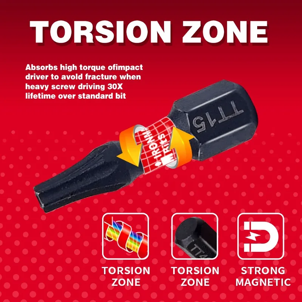 S2 Steel Magnetic Impact Driver Bits | High-Torque PH & PZ Set 13