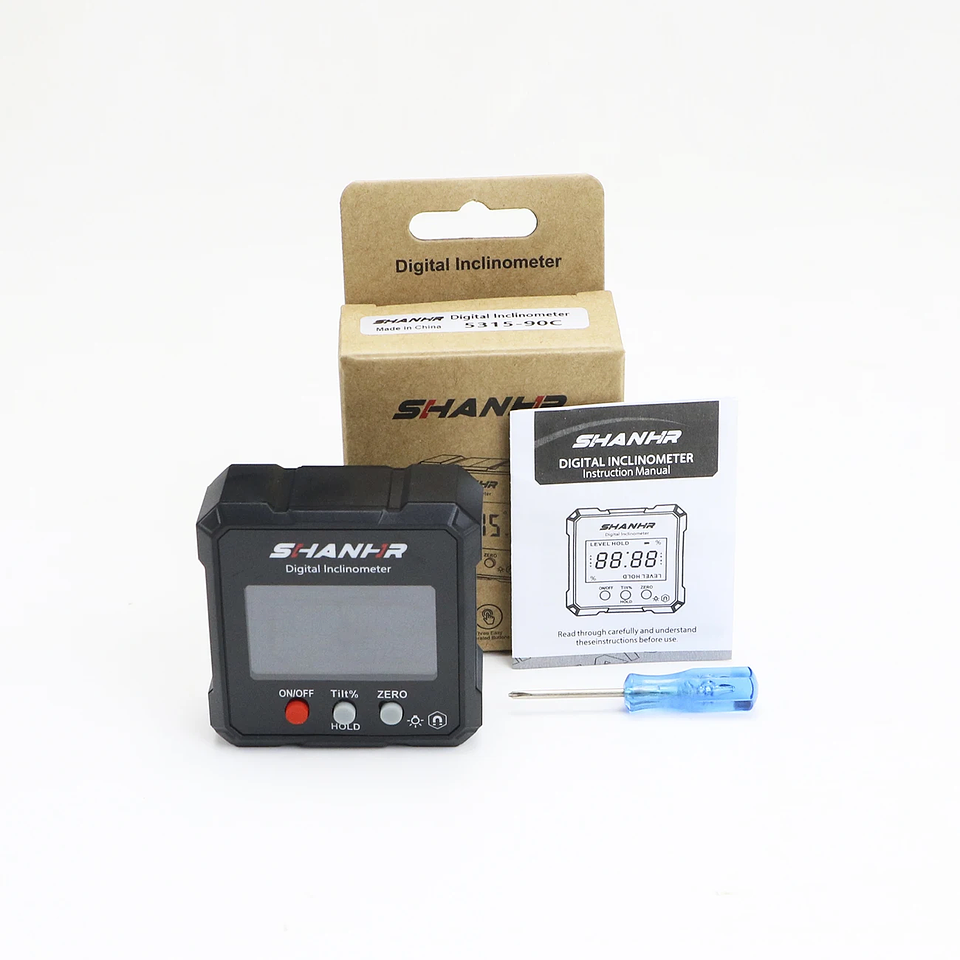 Digital Angle Gauge | Magnetic Inclinometer & Level Box 6