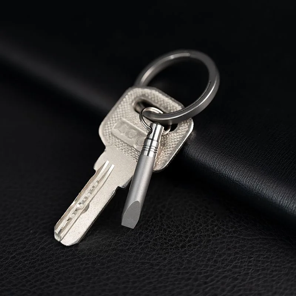 Ultra-Light Titanium Multi-Tool | 4-in-1 EDC Keychain EDC Gear 4
