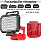 Cordless LED Work Light for Makita, DeWalt & Milwaukee 18V - thumbnail 5