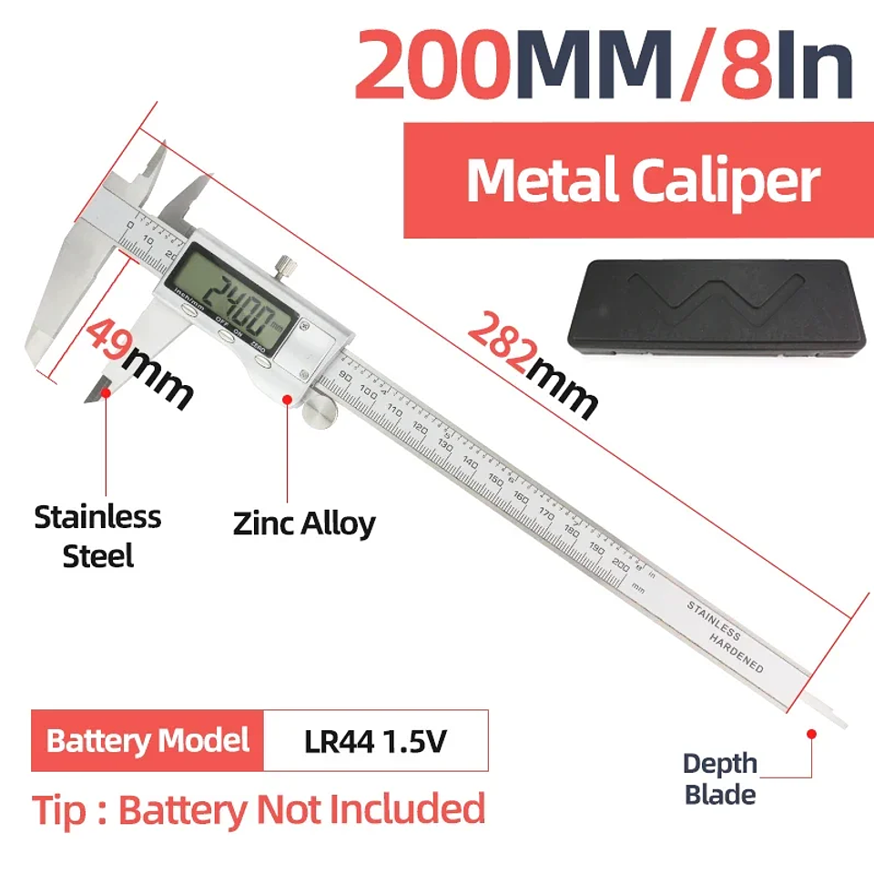 Professional Digital Caliper Set | 0-150mm Stainless Steel Electronic Micrometer 8