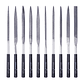 140mm Mini Needle File Set | Precision Wood & Metal Rasp Kit - thumbnail 1