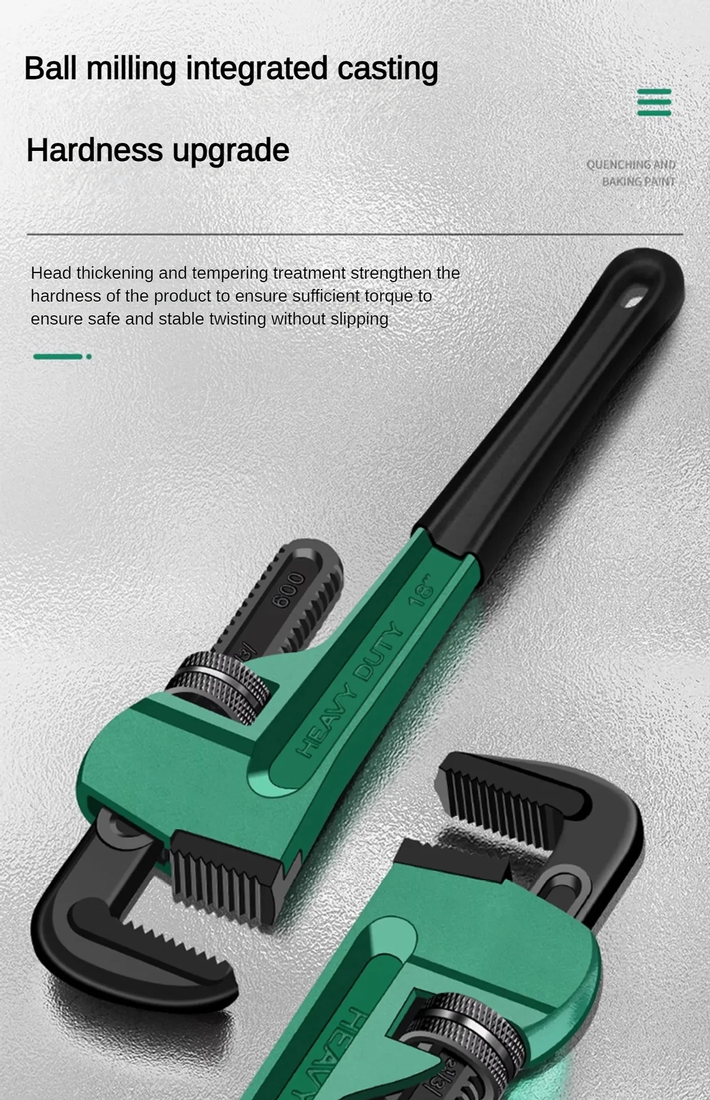 Heavy Duty Pipe Wrench | Industrial Plumbing Pliers 21