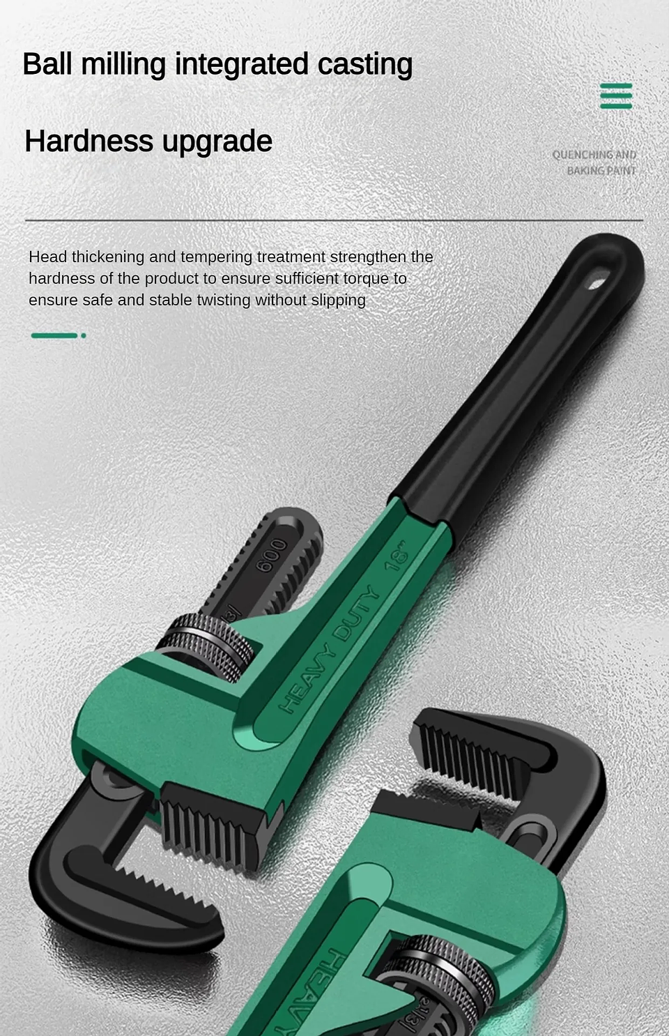 Heavy Duty Pipe Wrench | Industrial Plumbing Pliers 21