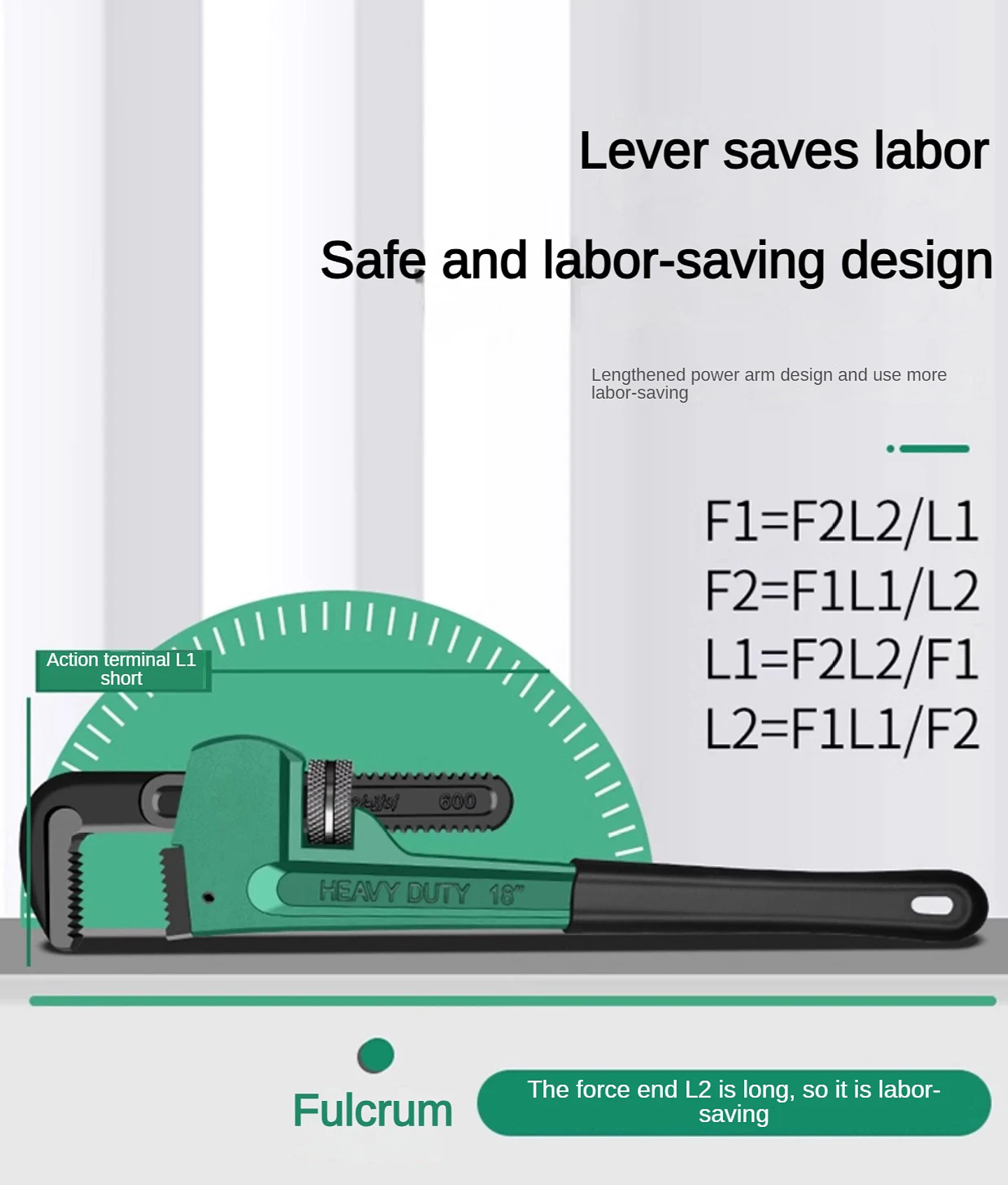 Heavy Duty Pipe Wrench | Industrial Plumbing Pliers 23