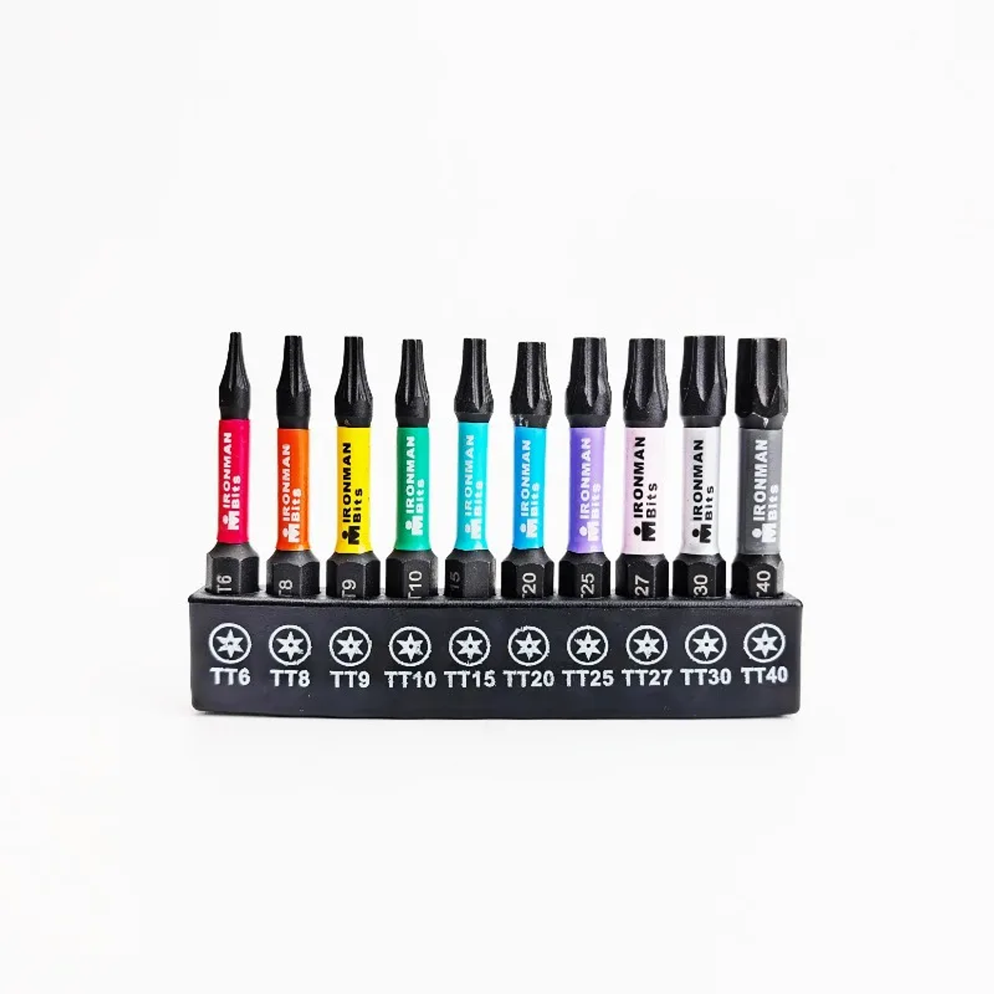 S2 Impact Shock Absorbent Torx Bit Set | High-Torque Magnetic Star Bits 4