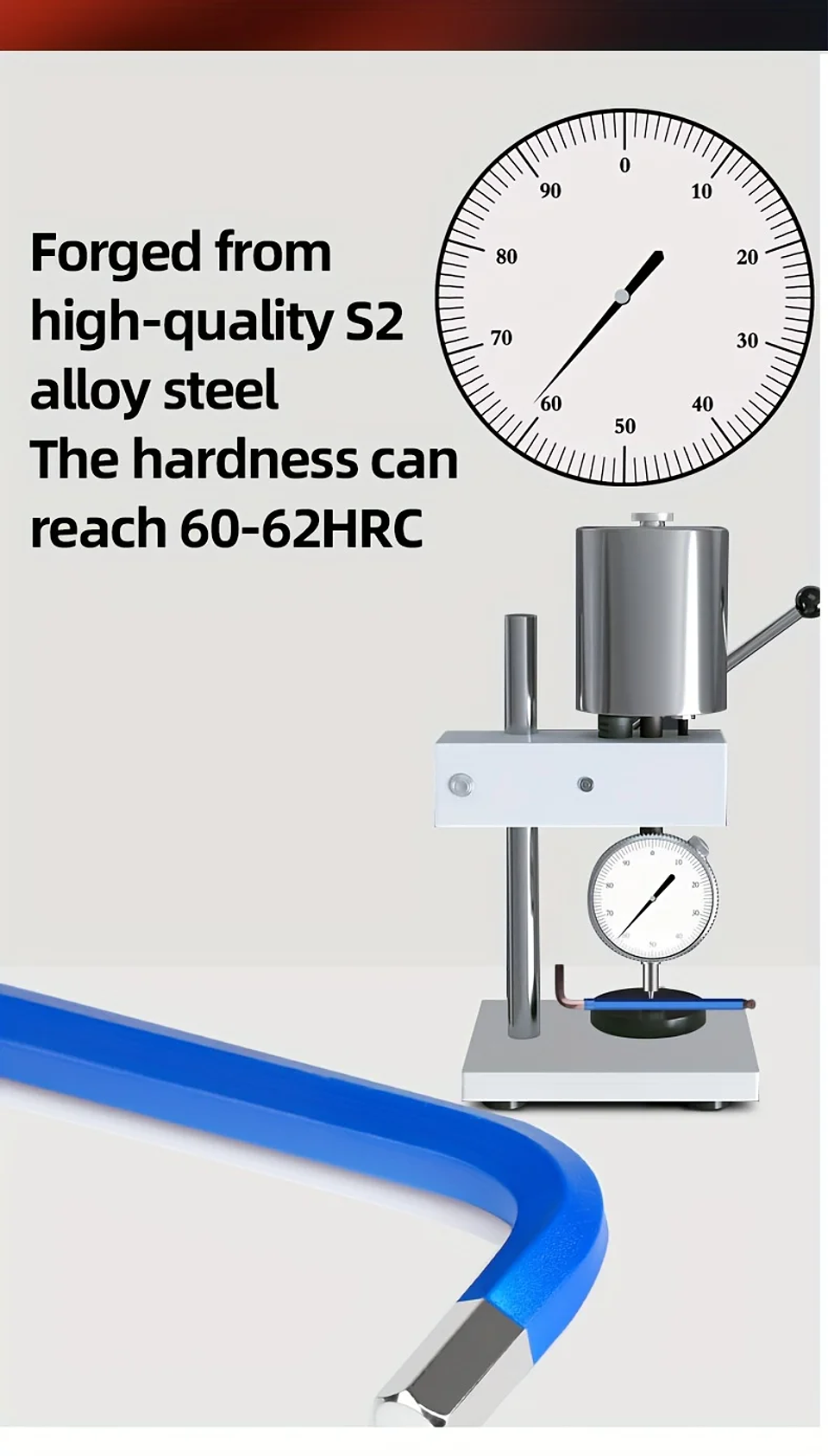 9-Piece Industrial Ball End Hex Key Set | Color-Coded Heavy Duty Allen Wrenches 15