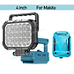Cordless LED Work Light for Makita, DeWalt & Milwaukee 18V - thumbnail 9