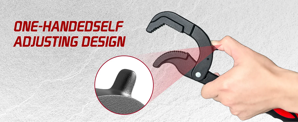 Self-Adjusting Pipe Wrench Set | 10