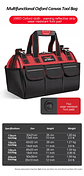 Heavy-Duty Tool Bag | Waterproof Multi-Pocket Organizer for Electricians & Mechanics - thumbnail 24