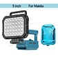 Cordless LED Work Light for Makita, DeWalt & Milwaukee 18V - thumbnail 10