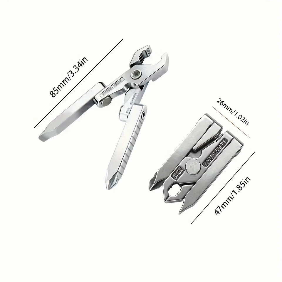 Stainless Steel Multi-Functional Flat Nose Pliers | Precision Woodworking & Craft Tool 8