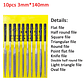 140mm Mini Needle File Set | Precision Wood & Metal Rasp Kit - thumbnail 7