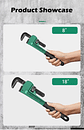 Heavy Duty Pipe Wrench | Industrial Plumbing Pliers - thumbnail 27