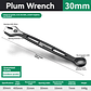 Industrial Combination Wrench | Cr-V Open-End & 12-Point Plum Spanner - thumbnail 9