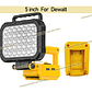 Cordless LED Work Light for Makita, DeWalt & Milwaukee 18V - thumbnail 14