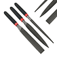 3-Piece Mini Needle File Set | Precision Steel Files for Glass, Stone, and Metal - thumbnail 16