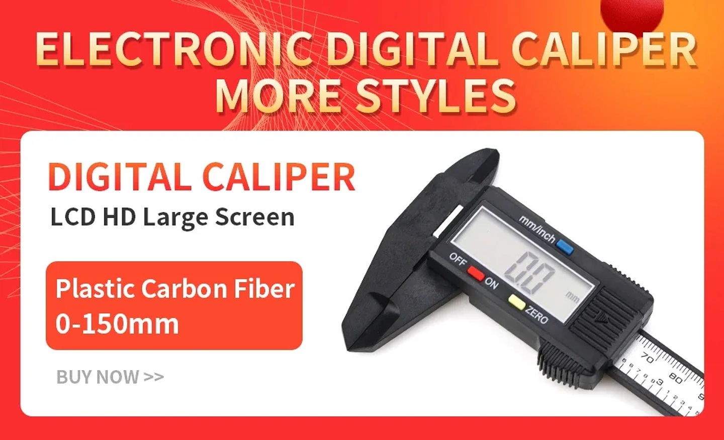 Professional Digital Caliper Set | 0-150mm Stainless Steel Electronic Micrometer 20