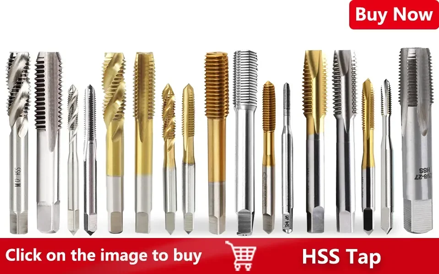 HSS Pipe Tap | Industrial 6542 High-Speed Steel Internal Threading Tool 8