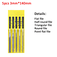 140mm Mini Needle File Set | Precision Wood & Metal Rasp Kit - thumbnail 15
