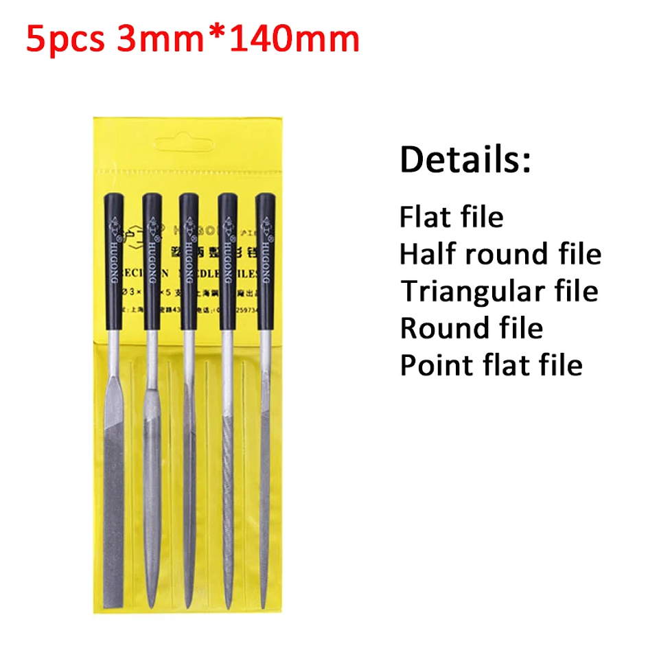 140mm Mini Needle File Set | Precision Wood & Metal Rasp Kit 15
