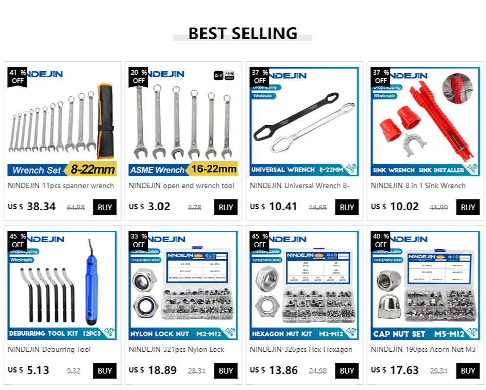 Cr-V Combination Wrench | High-Torque Long Pattern Spanner 6