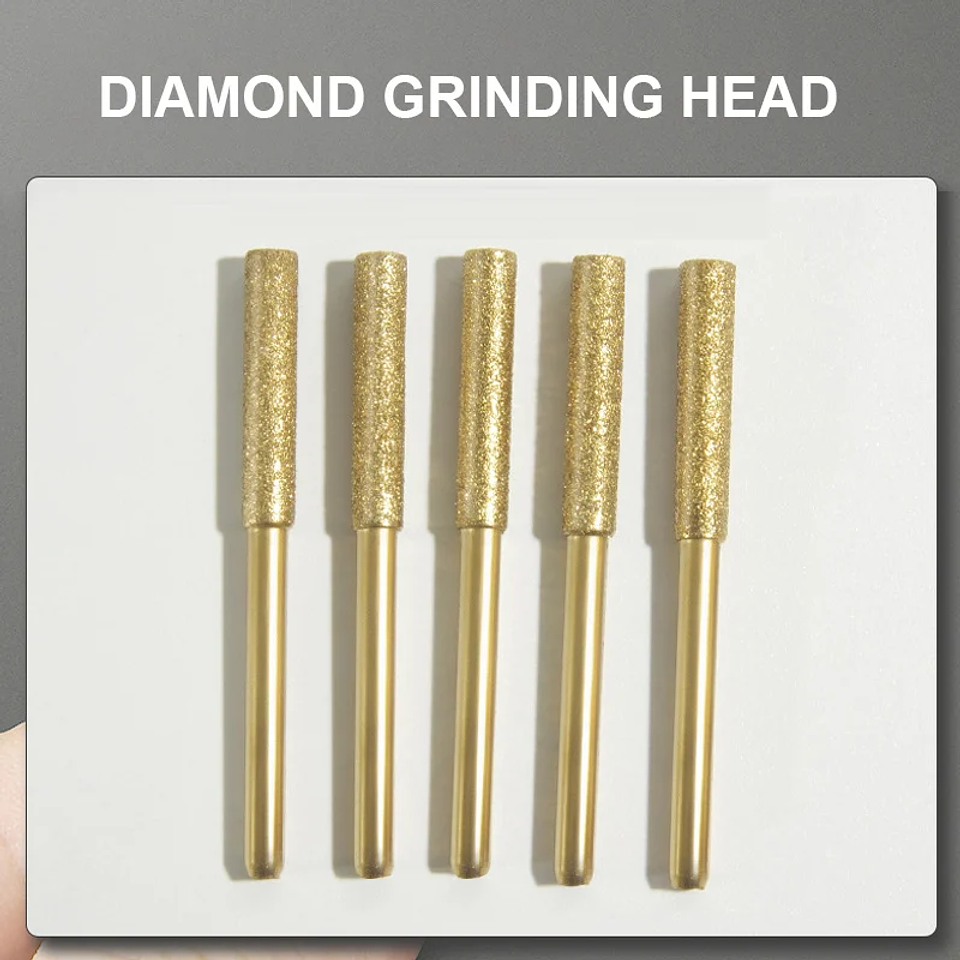Diamond Coated Cylindrical Burr Set | Precision Chainsaw Sharpener & Grinding Bits 10