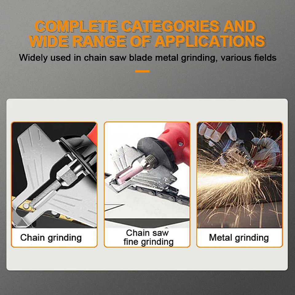 Diamond Coated Cylindrical Burr Set | Precision Chainsaw Sharpener & Grinding Bits 11