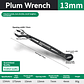 Industrial Combination Wrench | Cr-V Open-End & 12-Point Plum Spanner - thumbnail 18