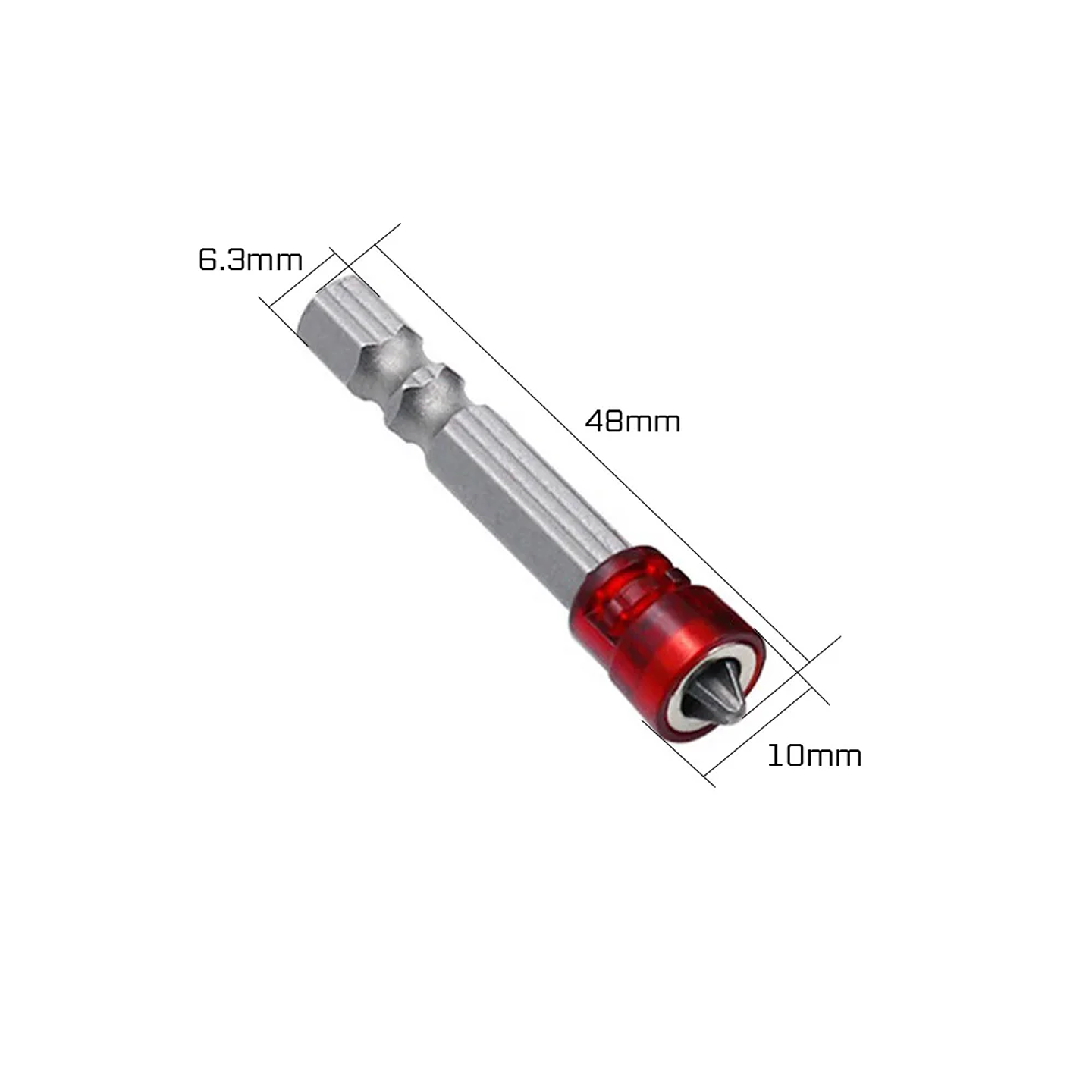 Magnetic Drywall Screwdriver Bit | S2 Alloy Steel Depth-Stop Dimpler 17